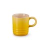 caneca de ceramica para expresso amarela 100 ml le creuset 3