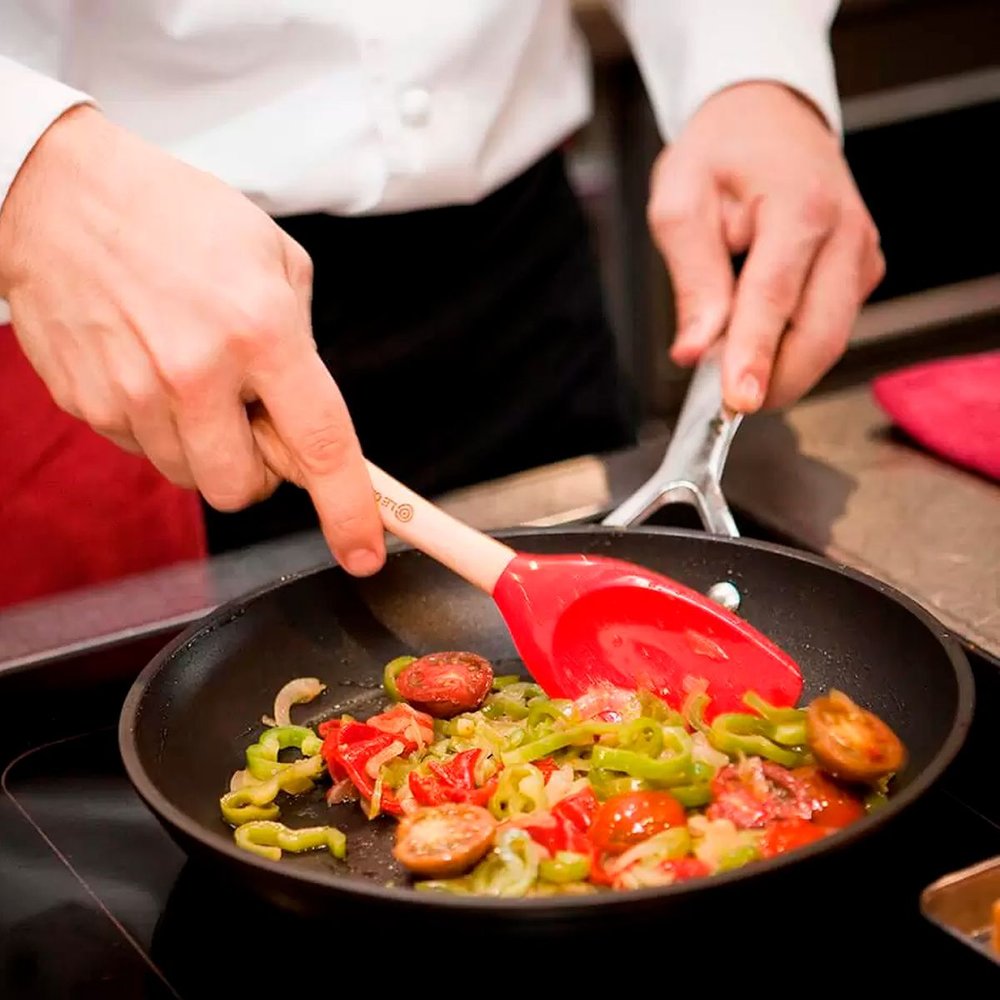 conjunto de frigideiras 24 cm 28 cm non stick le creuset 2