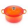 panela redonda 22 cm signature laranja le creuset