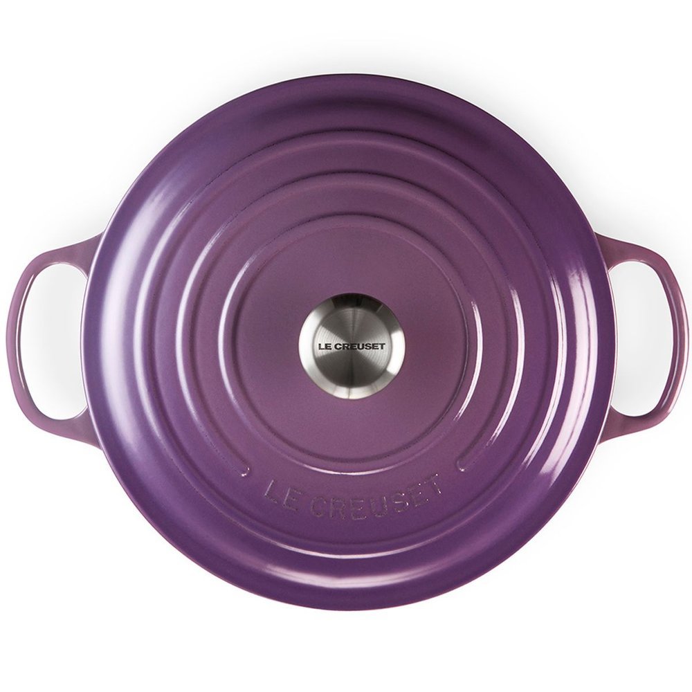 panela redonda 28 cm signature violeta le creuset 2