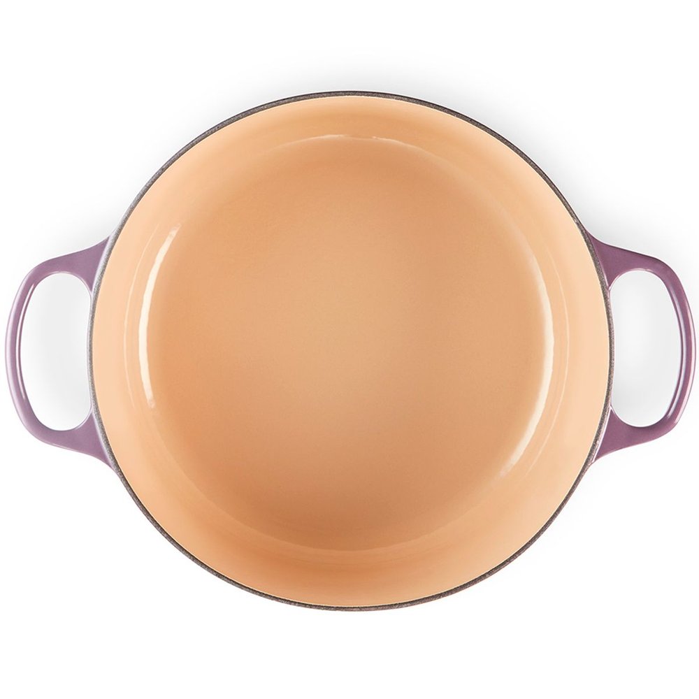 panela redonda 28 cm signature violeta le creuset