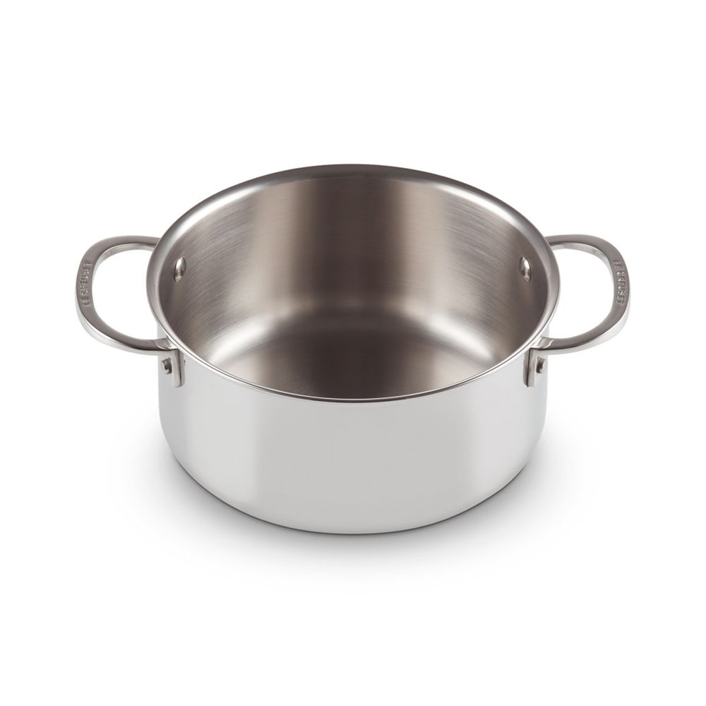 panela inox 24 cm 6 6 l stock pot le creuset