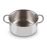 panela inox 28 cm 10 4 l stock pot le 3 ply creuset