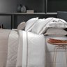 jogo de cama queen trussardi 300 fios cetim 100 algodao egipcio vercelli brancomarmo