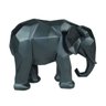 decoracao escultura elefante em poliresina preto 3
