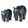 decoracao escultura elefante em poliresina preto 4