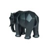 decoracao escultura elefante pequeno em poliresina preto 4