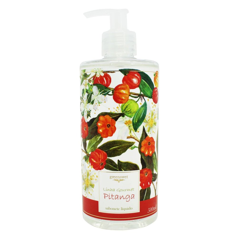 sabonete liquido gourmet pitanga 500ml greenswet