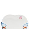 conjunto de 06 pratos rasos em porcelana borboletas 24 cm 5