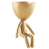 vaso dourado bob encostado