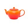 bule de ceramica le creuset com infusor 600 ml laranja