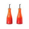 conjunto oleo e vinagre le creuset laranja
