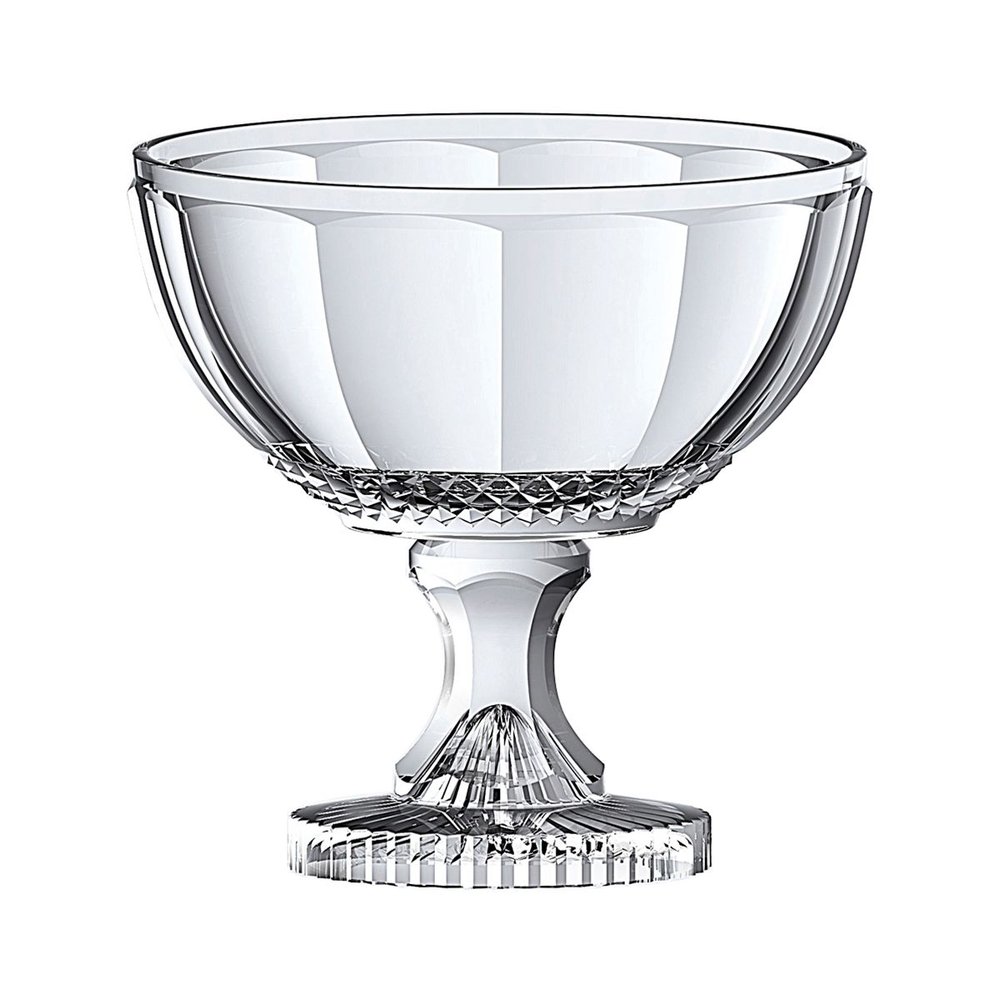 centro de mesa com pe em cristal splendor