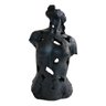 escultura em resina corpo mulher preto