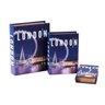 conjunto livros caixas decoracao 3 pecas londres