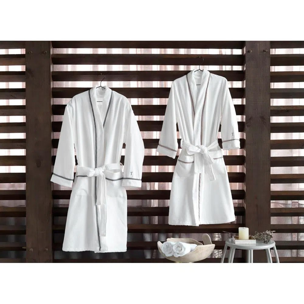 roupao trussardi 100 algodao branco feminino maelle trussardi