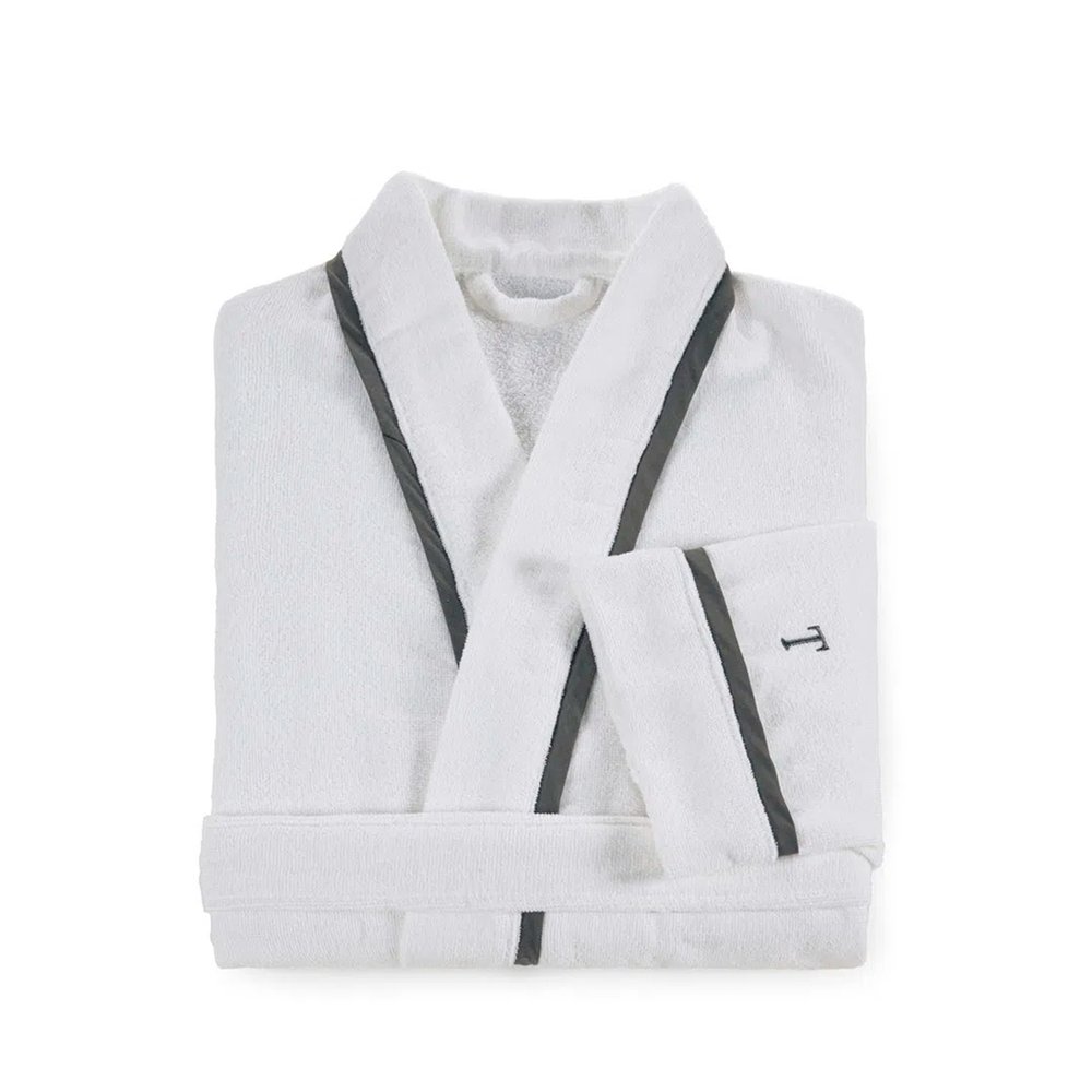 roupao trussardi 100 algodao branco masculino maelle trussardi g 2