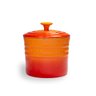 porta mantimentos em ceramica laranja le creuset 800 ml