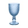 jogo de tacas em vidro 06 pecas 330 ml amelie azul