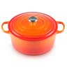 panela redonda 24 cm signature laranja le creuset