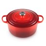 panela redonda 22cm signature vermelha le creuset