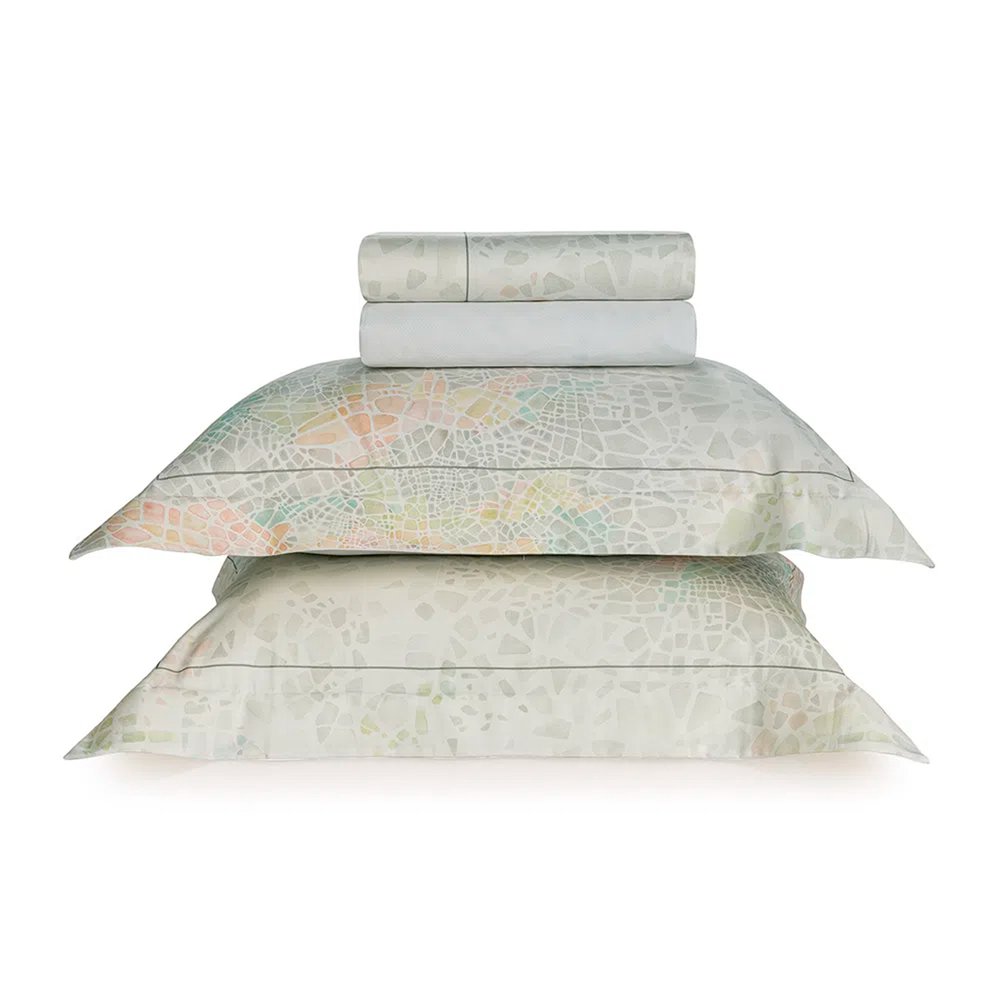 jogo de cama trussardi 300 fios cetim 100 algodao egipcio albrizzi