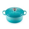 panela redonda signature le creuset azul caribe 5