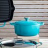 panela redonda signature le creuset azul caribe 7