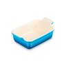 travessa retangular em ceramica le creuset 26 cm azul marseille 3
