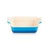 travessa retangular em ceramica le creuset 26 cm azul marseille