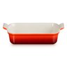travessa retangular em ceramica le creuset 26 cm vermelho 1
