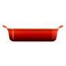 travessa retangular em ceramica le creuset 26 cm vermelho 3