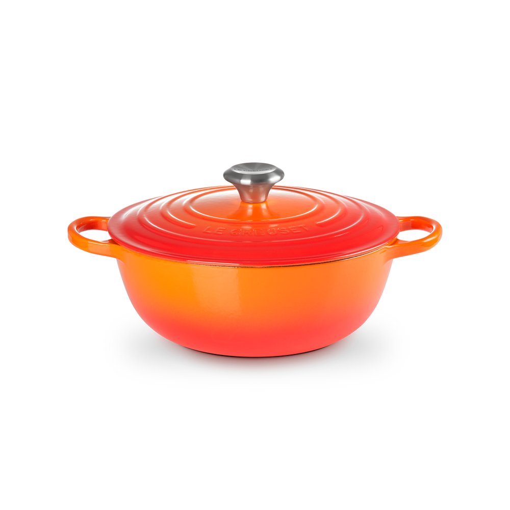 panela marmita signature le creuset 26cm laranja