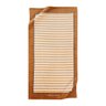 toalha de praia trussardi 100 algodao capri caramelo