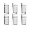 jogo de copos altos em vidro 6 pecas 360 ml transparente palace 2