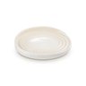 descanso oval para colher le creuset branco