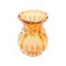 02 vaso murano coroa em vidro ambar grande