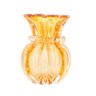 04 vaso murano coroa em vidro ambar grande