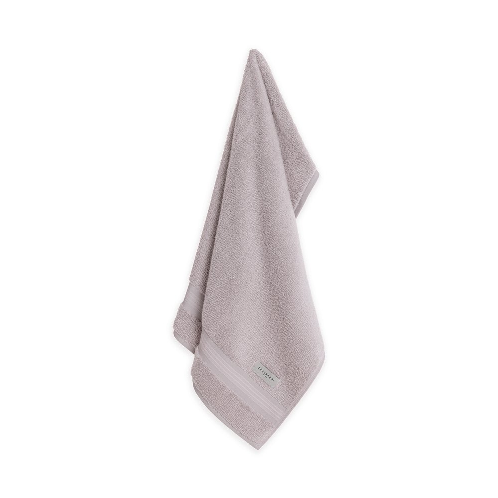 02 toalha de rosto trussardi 100 algodao dualita cinza