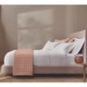 04 jogo de cama trussardi 300 fios 100 algodao fontana branco rosa king