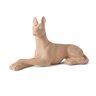 01 escultura dobermann deitado creme