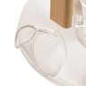 07 chaleira de vidro borossilicato 800 ml com alca de bambu wolff