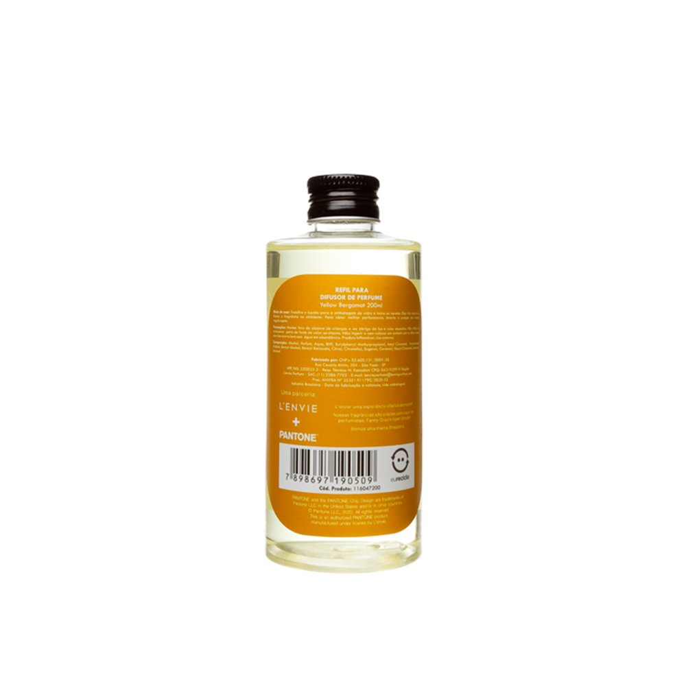 refil para difusor de ambiente varetas l envie pantone 200 ml yellow bergamot 2