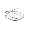 01 bandeja espelhada redonda azaleia grande cromado