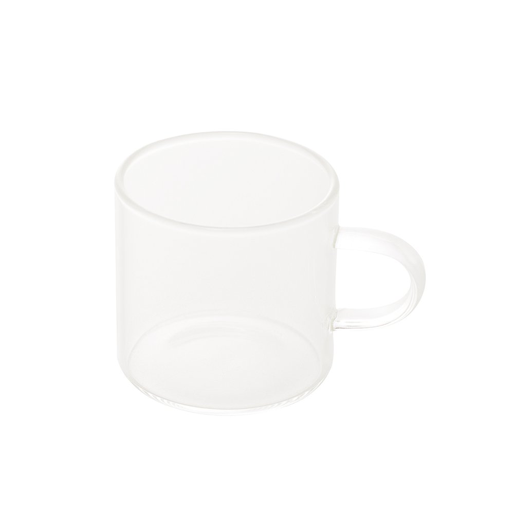 03 conjunto 06 canecas em borossilicato 125 ml