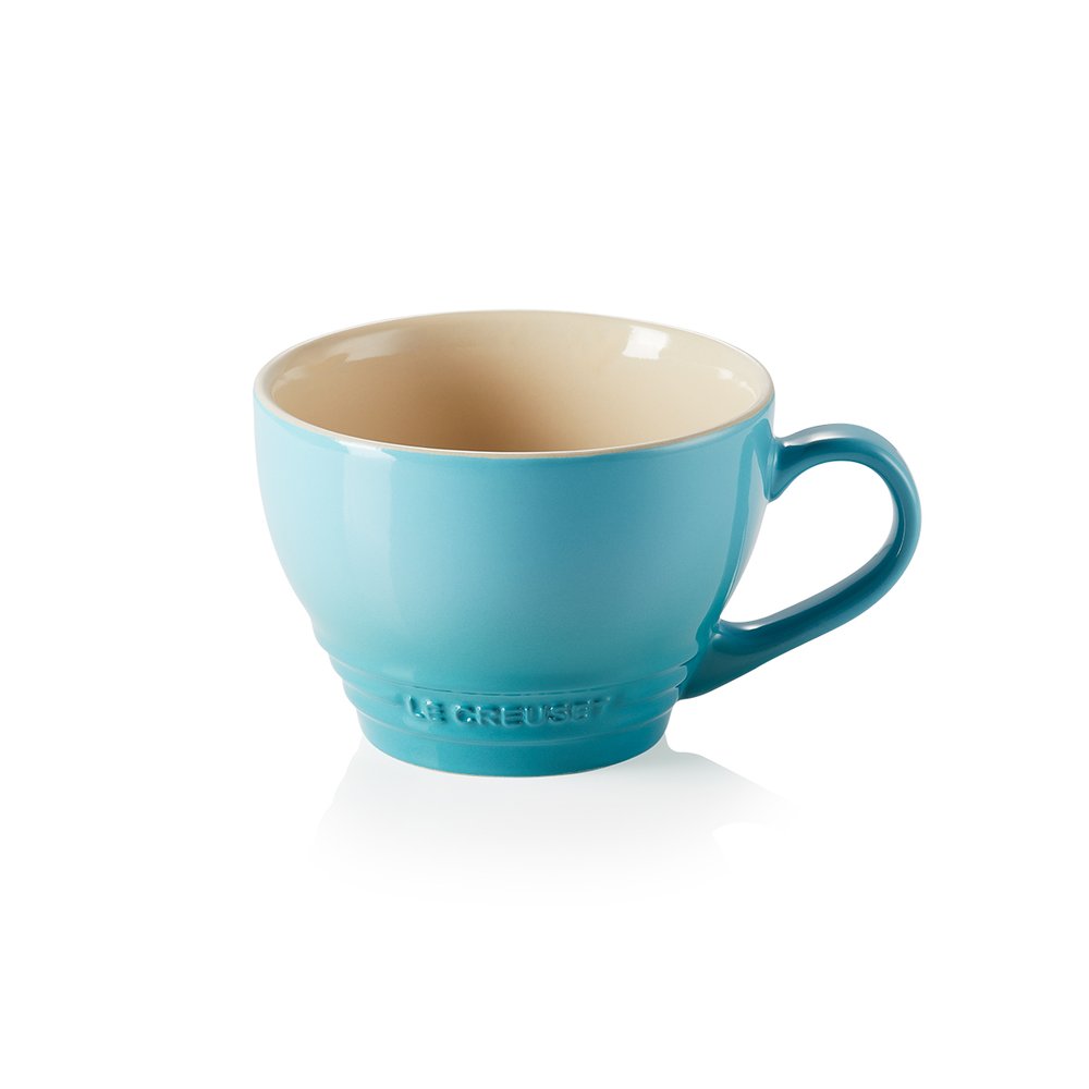 caneca bistro le creuset 400 ml azul caribe 3