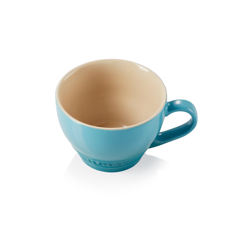 caneca bistro le creuset 400 ml azul caribe 4