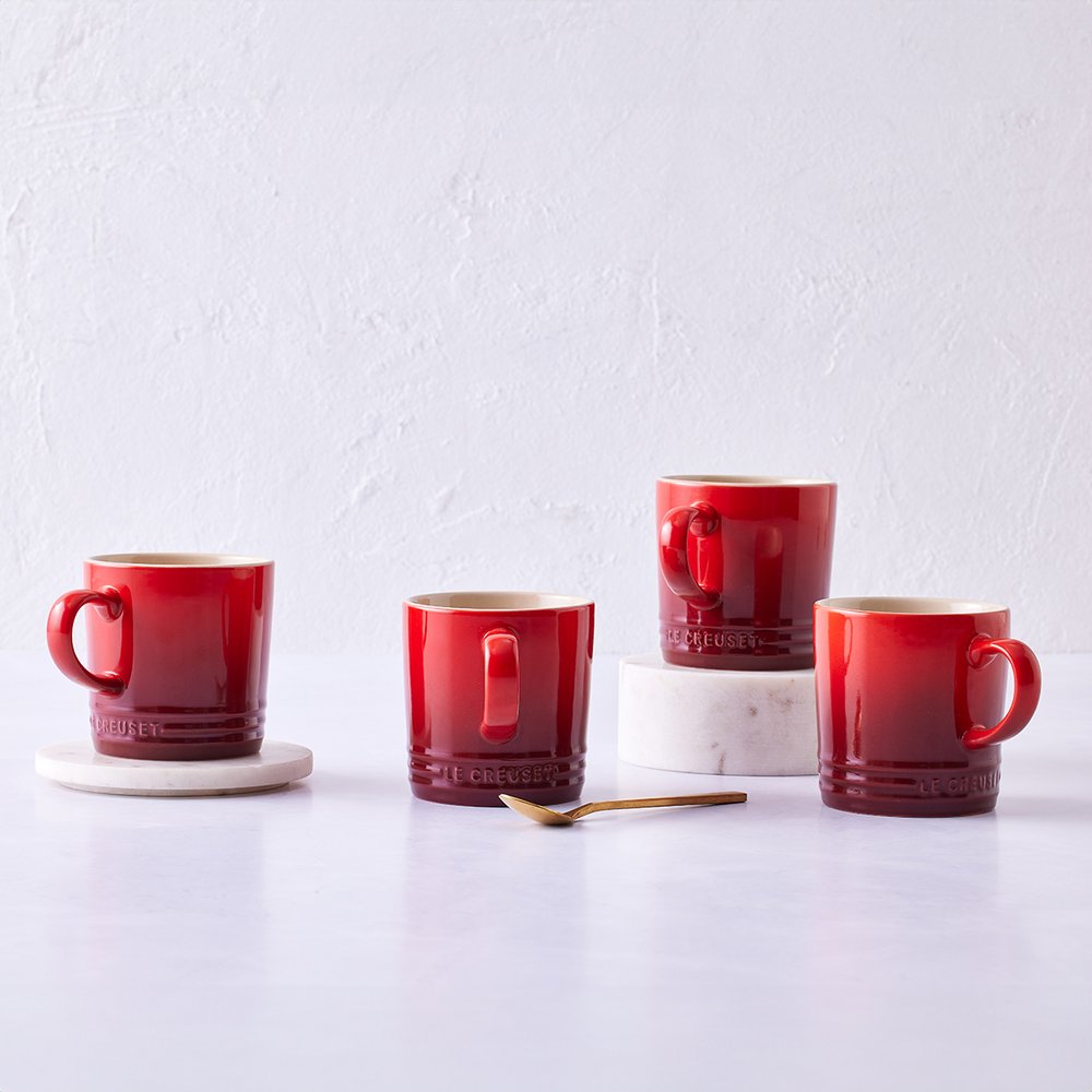 10 caneca le creuset 350 ml vermelho