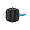 grelha skillet signature le creuset quadrada 26 cm azul marseille 5