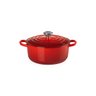 06 panela redonda signature le creuset 20 cm vermelho